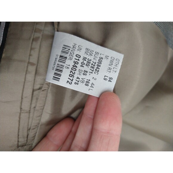 Vintage Ralph Lauren Mens 44L Dillard’s Blazer Sports Coat Brown Pure Woolmark - Picture 9 of 13